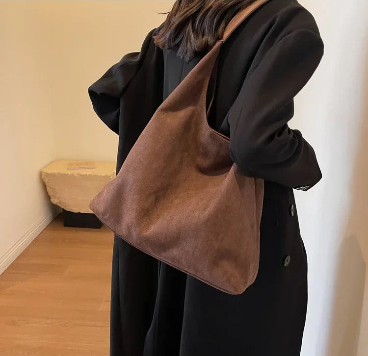 Matilda Suede Leather Tote